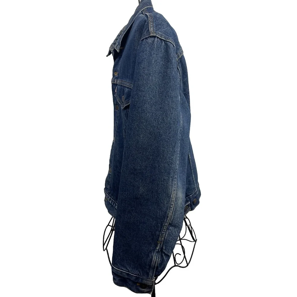 Vintage‎ Levi blanket lined denim jacket sz 42 70s 80s rare vtg USA